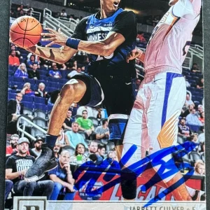 Jarrett Culver Signed Auto 2019-2020 Chronicles Panini Rookie Card Beckett COA