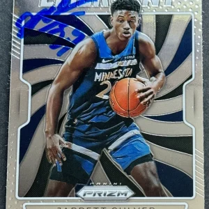 Jarrett Culver Signed Auto 2019-2020 Prizm Emergent Rookie Card Beckett
