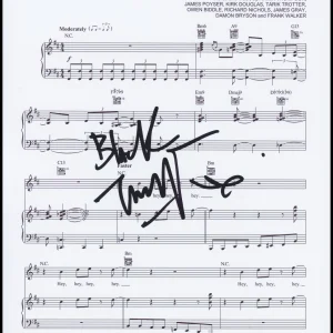 Black Thought "The Roots" AUTOGRAPH Signed 'Hey Jimmy' Tonight Show Sheet Music