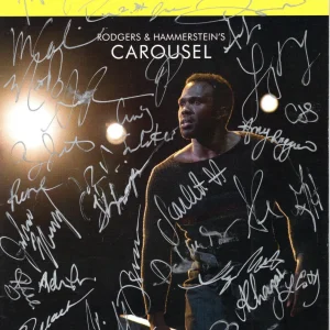 CAROUSEL HAND SIGNED NY CITY PLAYBILL+COA         SIGNED ON COVER BY WHOLE CAST