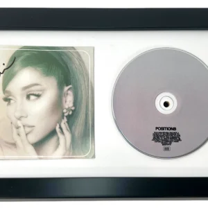 ARIANA GRANDE Signed POSITIONS CD Framed Autographed Matted Display ACOA COA
