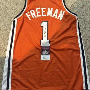 SYRACUSE ORANGE- DONNIE FREEMAN SIGNED AUTOGRAPH JERSEY JSA COA BASKETBALL CUSE