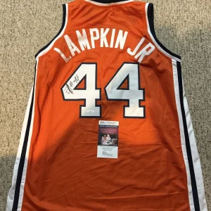 SYRACUSE ORANGE- EDDIE LAMPKIN JR SIGNED AUTOGRAPH JERSEY JSA COA BASKETBALL...
