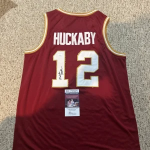 BOSTON COLLEGE EAGLES- MALCOLM HUCKABY SIGNED AUTOGRAPH JERSEY JSA COA BC HOOPS