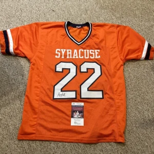 SYRACUSE ORANGE- GARY GAIT SIGNED AUTOGRAPH LACROSSE JERSEY JSA COA CUSE LAX