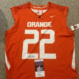 SYRACUSE ORANGE- GARY GAIT SIGNED AUTOGRAPH LACROSSE JERSEY JSA COA CUSE LAX