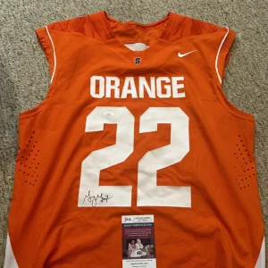 SYRACUSE ORANGE- GARY GAIT SIGNED AUTOGRAPH LACROSSE JERSEY JSA COA CUSE LAX