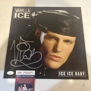 VANILLA ICE SIGNED AUTOGRAPH VINYL ALBUM JSA COA ICE ICE BABY RECORD