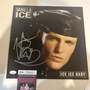 VANILLA ICE SIGNED AUTOGRAPH VINYL ALBUM JSA COA ICE ICE BABY RECORD