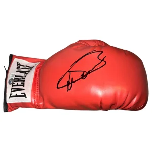 Saul Canelo Alvarez Signed Everlast Red Boxing Glove Boxer Autograph Beckett COA