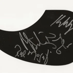 Winger REAL hand SIGNED Acoustic Guitar Pickguard COA Autographed Kip +3