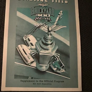 Brickyard 400 Starting Field Line-up Nascar Signed Pole 1999 Jeff Gordon