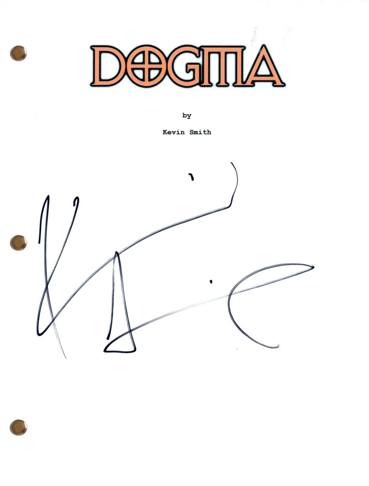 Kevin Smith DOGMA Autograph Signed Movie Script Full Screenplay COA ...