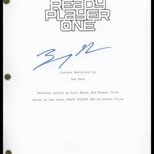 Zak Penn "Ready Player One" AUTOGRAPH Signed Complete Script Screenplay ACOA