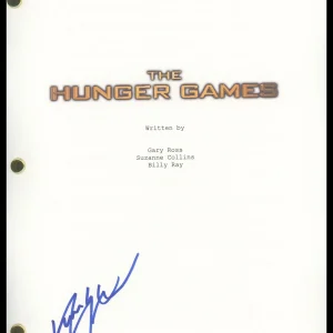 Amandla Stenberg "The Hunger Games" AUTOGRAPH Signed Rue Script Screenplay ACOA