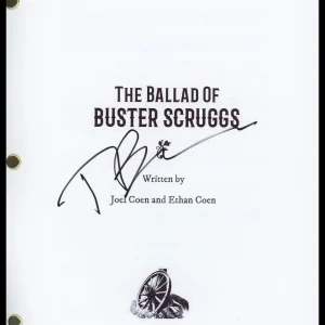 Tim Blake Nelson "The Ballad of Buster Scruggs" SIGNED Script Screenplay ACOA