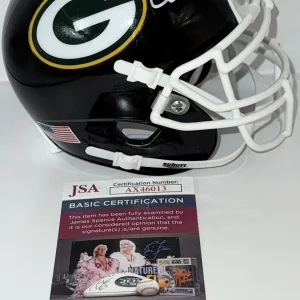 Andre Dillard Signed Autographed Green Bay Packers Mini Helmet JSA COA
