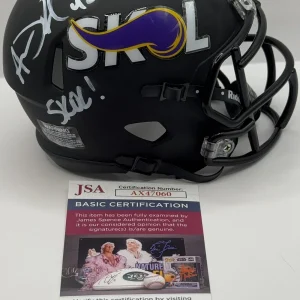 Andrew DePaola Signed Autographed Minnesota Vikings Skol Mini Helmet JSA COA