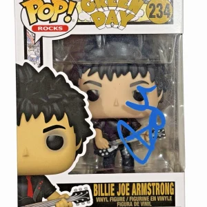 Billie Joe Armstrong Green Day Signed Funko Pop Rocks Autograph Figure BAS COA