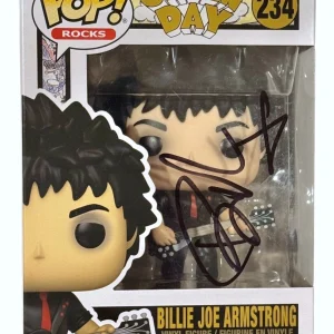 Billie Joe Armstrong Green Day Signed Funko Pop Rocks Figure Autograph BAS COA