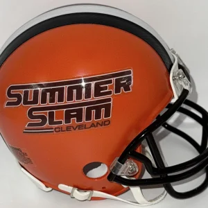 2024 WWE Summer Slam Custom Cleveland Browns Mini Helmet Blank