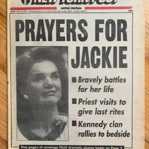 JACKIE KENNEDY ONASSIS LOT OF 2 NEWSPAPERS FROM HER 1994 DEATH      NY POST