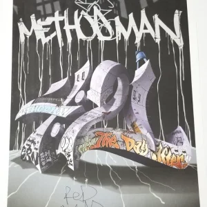Method Man & Redman REAL hand SIGNED 4:21 The Day After Promo Poster #3 JSA COA