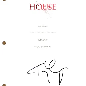 Tony Goldwyn “The Last House On The Left” Signed Full Movie Script Horror ACOA