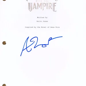Assad Zaman "Interview With The Vampire" Signed Autograph TV Pilot Script ACOA