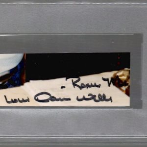 DAWN WELLS HAND SIGNED CUT SIGNATURE   MARY ANN GILLIGAN'S ISLAND    PSA SLABBED