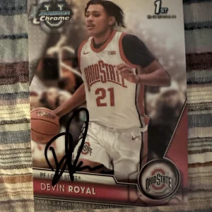 Devin Royal Signed In Person Trading Card Autographed Rookie RC