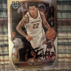 Tre White Signed In Person Trading Card Autographed Rookie RC