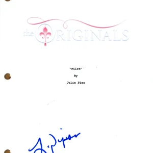 Leah Pipes “The Originals” Signed Autograph Full Pilot Script TV Screenplay ACOA