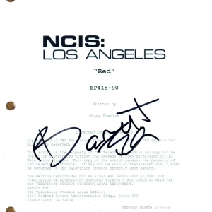 Barrett Foa “NCIS: Los Angeles” Signed Autograph Full Script TV Screenplay ACOA