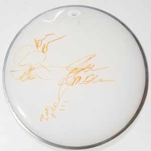 The Raconteurs SIGNED 10" Drumhead JSA LOA Jack White Dead Weather White Stripes