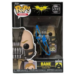 Tom Hardy Signed Bane Funko Pop The Dark Knight Rises Autograph Batman Beckett