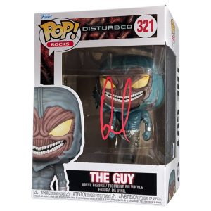 David Draiman DISTURBED Signed The Guy Funko Pop Rocks 321 Autograph Beckett COA