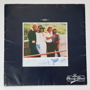 The Moody Blues SIGNED 1983 Promo Calendar JSA LOA Graeme John Justin Ray +1
