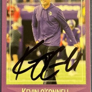 Kevin O’Connell Signed Autographed Custom Minnesota Viking Card BAS Beckett COA