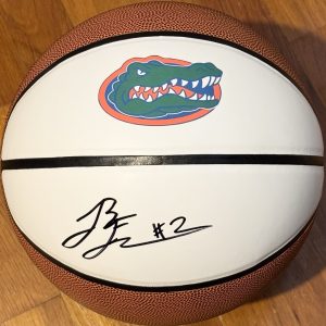 Boogie Fland Signed Autographed Florida Gators Logo Basketball JSA COA