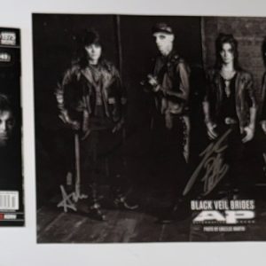 Black Veil Brides Unread Alternative Press Magazine  343.1 + Signed Poster Andy