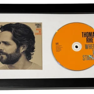 Thomas Rhett Where We Started Signed Autograph CD Framed Display Beckett COA