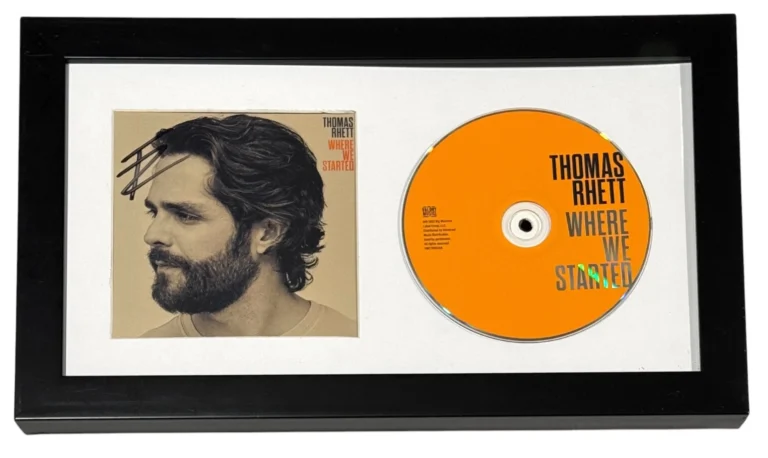 Thomas Rhett Signed Autograph Where We Started CD Framed Display Beckett COA