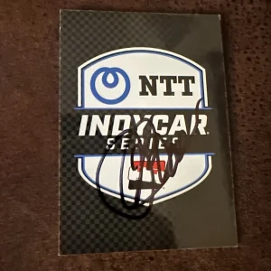 Signed Trading Card Indy 500 Car Indianapolis Roger Penske 2024 Parkside