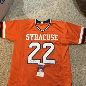 SYRACUSE ORANGE- GARY GAIT SIGNED AUTOGRAPH LACROSSE JERSEY JSA COA CUSE LAX