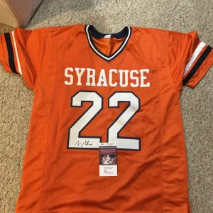 SYRACUSE ORANGE- GARY GAIT SIGNED AUTOGRAPH LACROSSE JERSEY JSA COA CUSE LAX