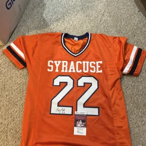 SYRACUSE ORANGE- GARY GAIT SIGNED AUTOGRAPH LACROSSE JERSEY JSA COA CUSE LAX