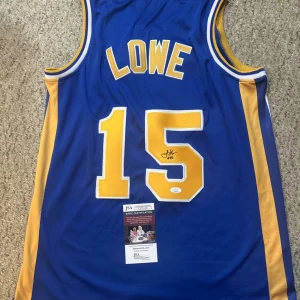 PITTSBURGH PANTHERS- JALAND LOWE SIGNED AUTOGRAPH JERSEY JSA COA BASKETBALL STAR