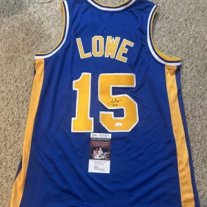 PITTSBURGH PANTHERS- JALAND LOWE SIGNED AUTOGRAPH JERSEY JSA COA BASKETBALL STAR