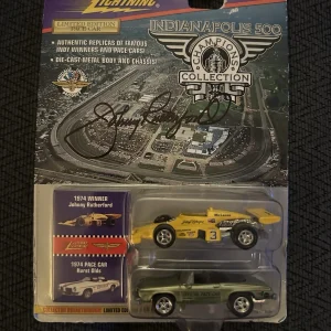 Indianapolis 500 1:64 DieCast Signed Johnny Rutherford Indy 1974 Winning Car
